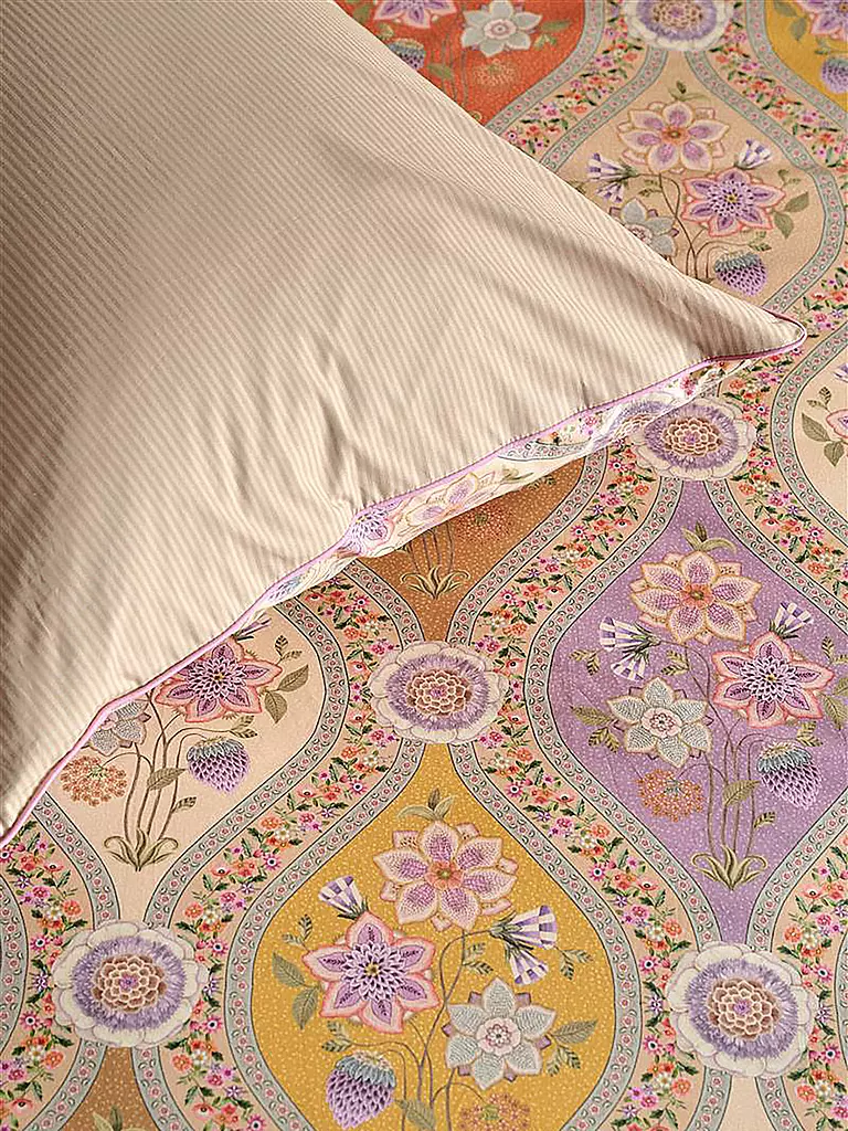 PIP STUDIO | Percal Juego de cama ORNAMENTO RAMO 70x90cm/140x200cm Multi | 
