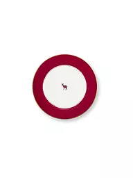 PIP STUDIO | Plato de desayuno 21cm LOVE BIRDS Rojo Oscuro | Rojo oscuro