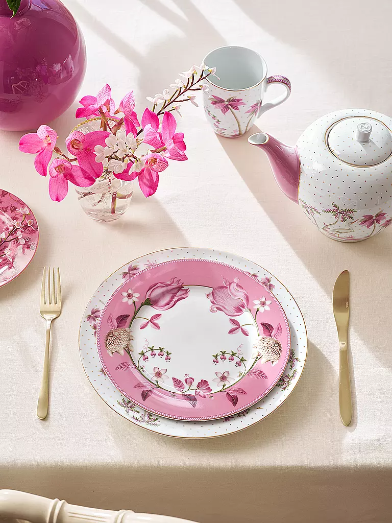 PIP STUDIO | Plato de desayuno 23cm JOLIE Tulip Pink | Rosa