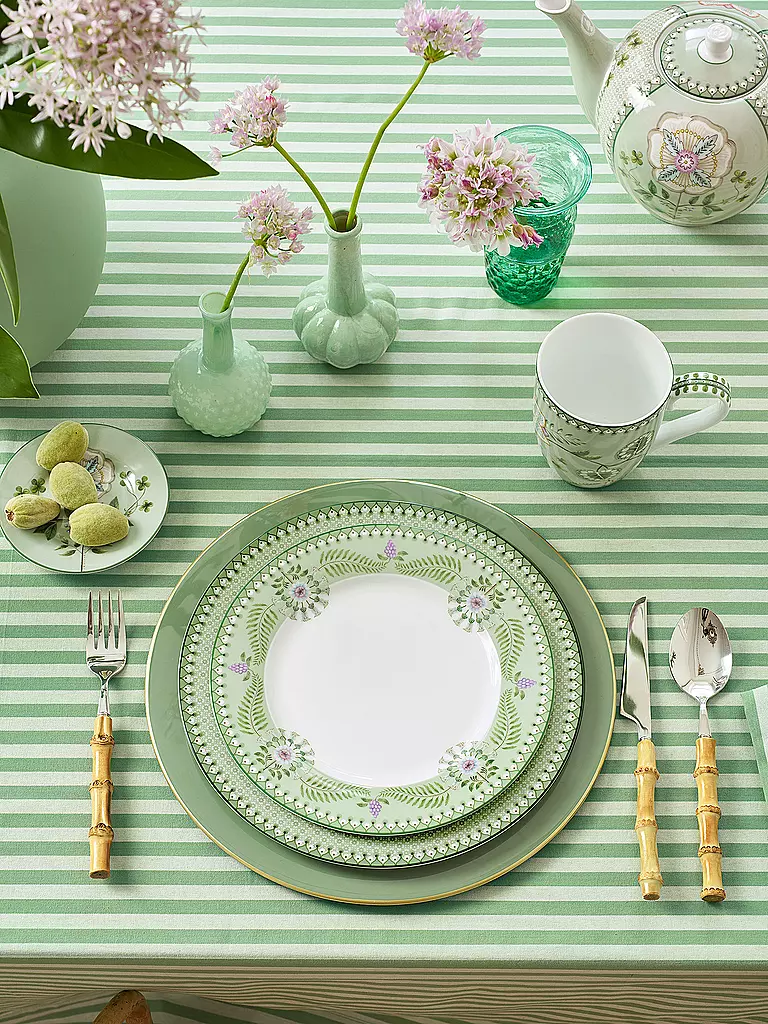 PIP STUDIO | Plato de desayuno grande LILY & LOTUS 23cm Verde claro | Verde claro