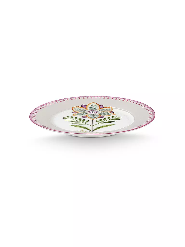 PIP STUDIO | Plato de desayuno pequeño LILY & LOTUS 21cm Off White | Lila