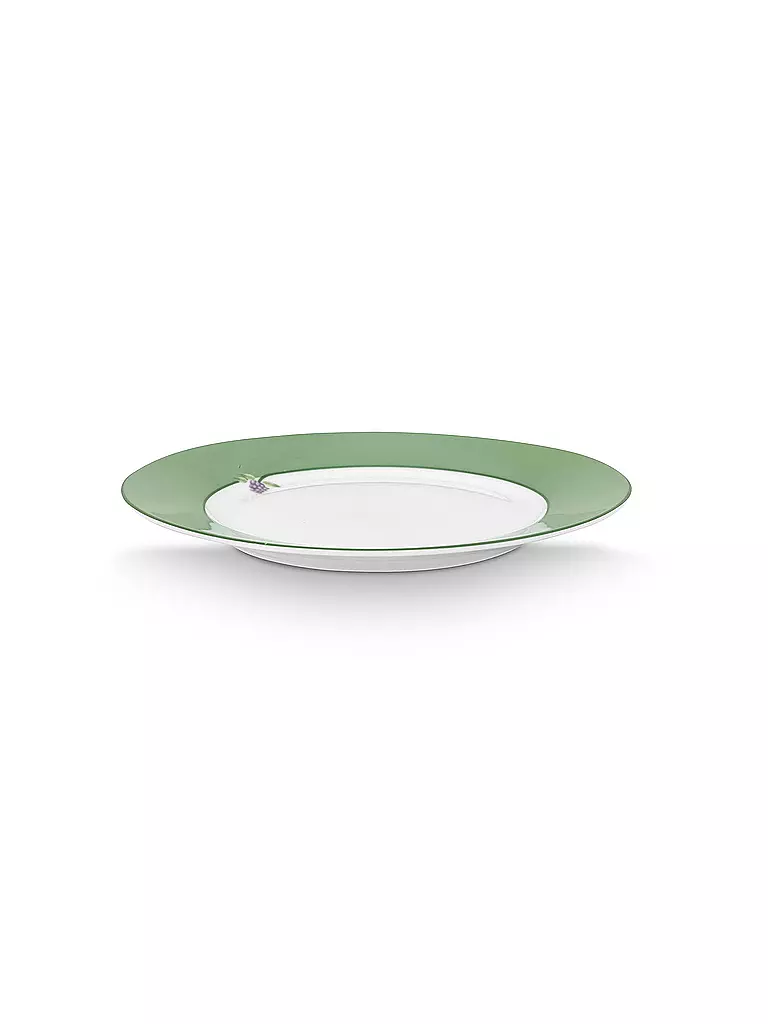 PIP STUDIO | Plato de desayuno pequeño LILY & LOTUS 21cm Uni Light Green | 