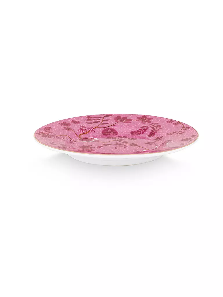 PIP STUDIO | Plato de pan JOLIE 12cm Flores Rosa | Fucsia