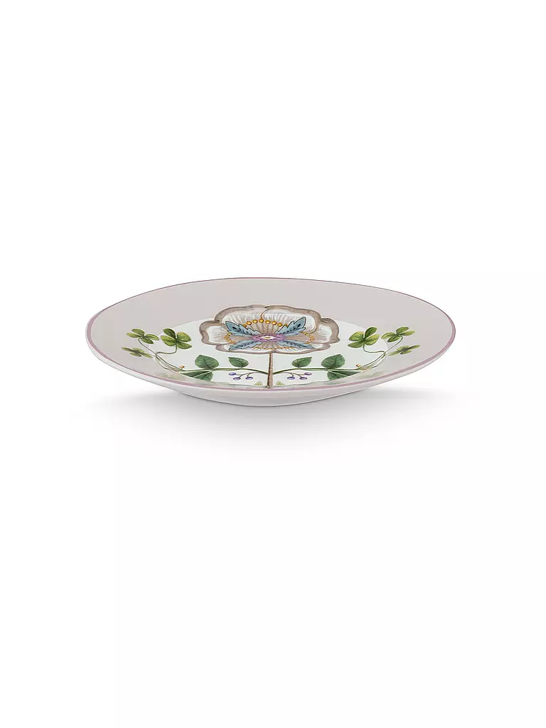 PIP STUDIO | Plato de pan LILY & LOTUS 12cm Blanco hueso | Lila