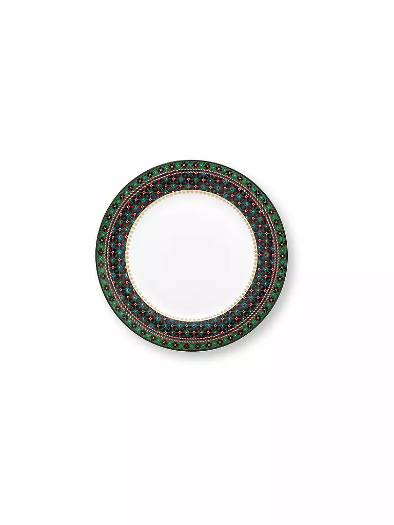 PIP STUDIO | Plato llano BERRY BLUES 26,5cm Clover Green | Verde oscuro