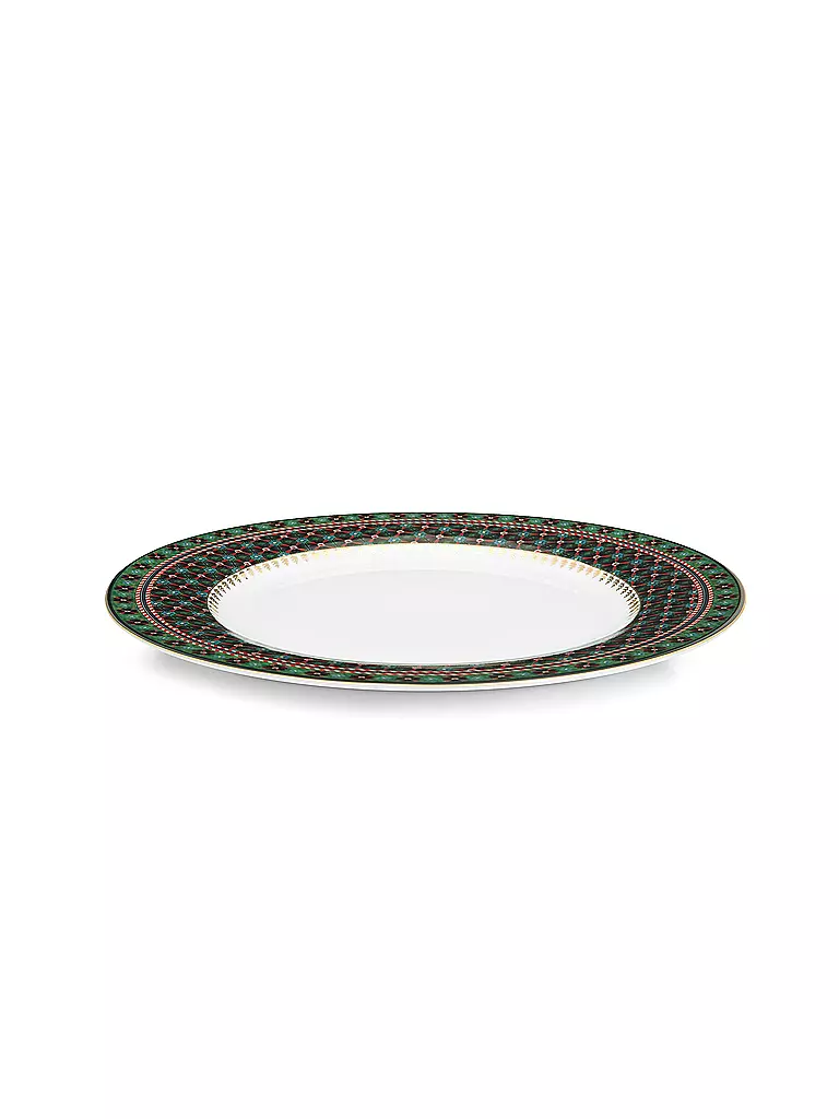 PIP STUDIO | Plato llano BERRY BLUES 26,5cm Clover Green | Verde oscuro