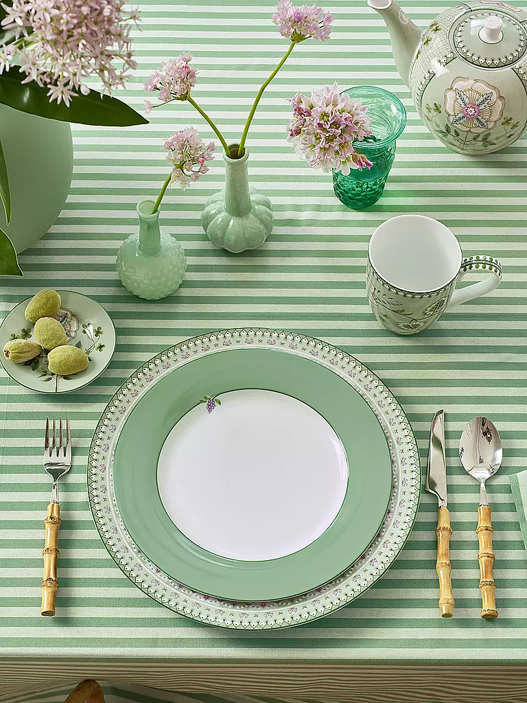 PIP STUDIO | Plato llano LILY & LOTUS 26,5cm Uni Light Green | Verde claro