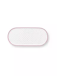 PIP STUDIO | Plato pequeño 25x12cm JOLIE DOTS Oro/Rosa | Blanco