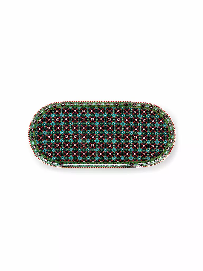 PIP STUDIO | Plato pequeño BERRY BLUES 25x12cm Clover Green | Verde oscuro