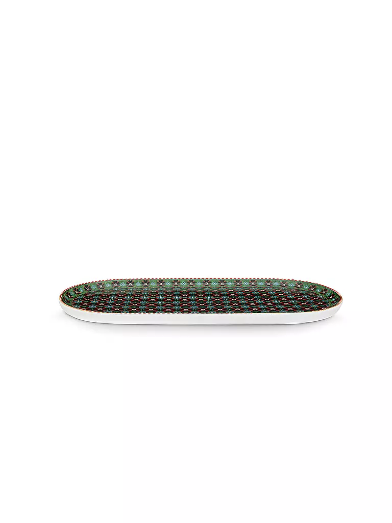 PIP STUDIO | Plato pequeño BERRY BLUES 25x12cm Clover Green | Verde oscuro