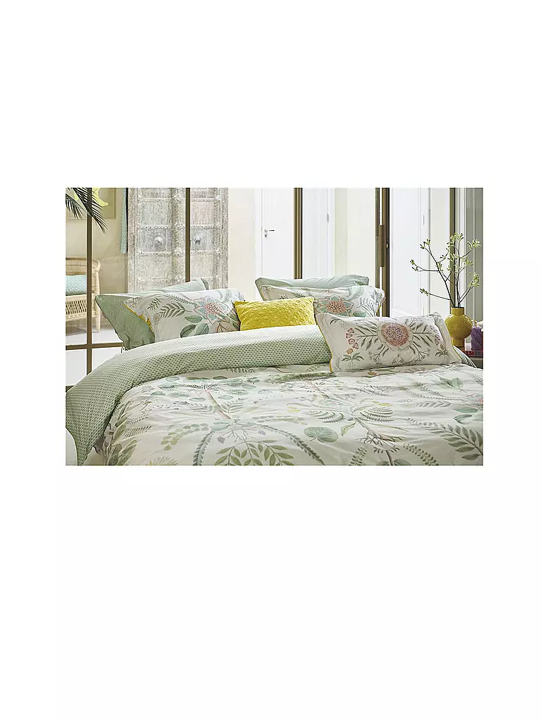 PIP STUDIO | Ropa de cama de percal BAMBOLEO 70x90cm/140x200cm Blanco hueso | Blanco