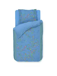 PIP STUDIO | Ropa de cama de percal BUSTANI 70x90cm/140x200cm Blanco | Azul claro