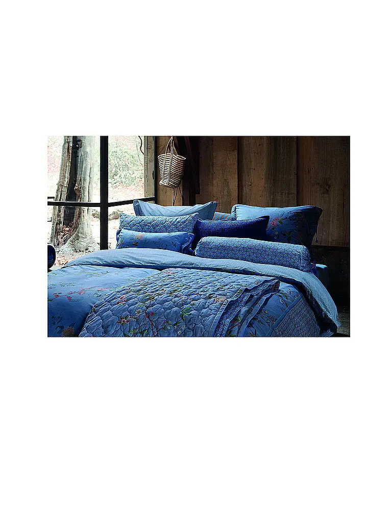 PIP STUDIO | Ropa de cama de percal BUSTANI 70x90cm/140x200cm Azul | 