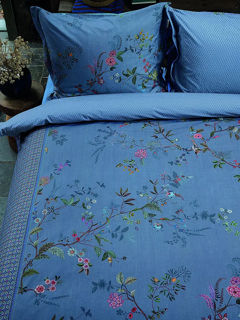 PIP STUDIO | Ropa de cama de percal BUSTANI 70x90cm/140x200cm Azul | 