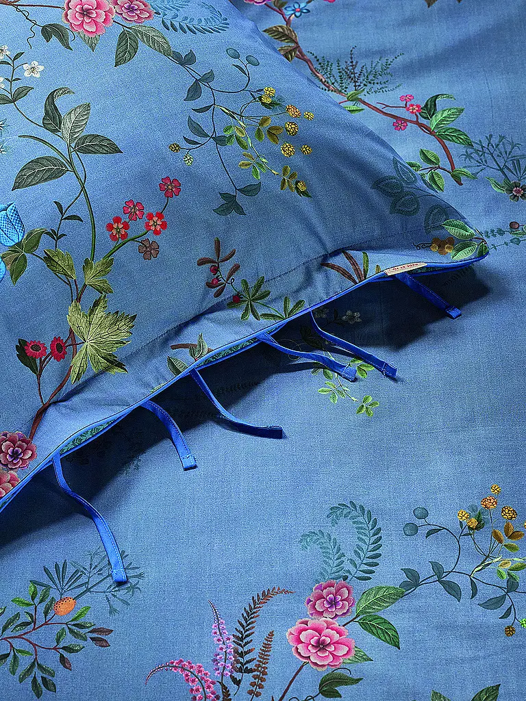 PIP STUDIO | Ropa de cama de percal BUSTANI 70x90cm/140x200cm Azul | 