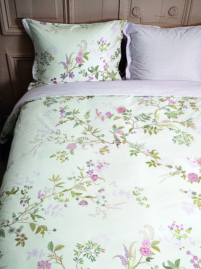 PIP STUDIO | Ropa de cama de percal BUSTANI 70x90cm/140x200cm Blanco | Blanco