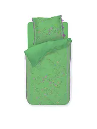 PIP STUDIO | Ropa de cama de percal BUSTANI 70x90cm/140x200cm Blanco | Verde oscuro