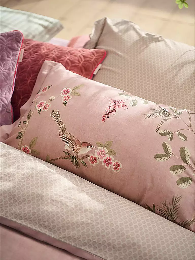 PIP STUDIO | Ropa de cama de percal FATA MORGANA 70x90cm/140x200cm Rosa | Rosa