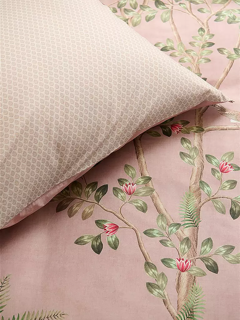 PIP STUDIO | Ropa de cama de percal FATA MORGANA 70x90cm/140x200cm Rosa | Rosa
