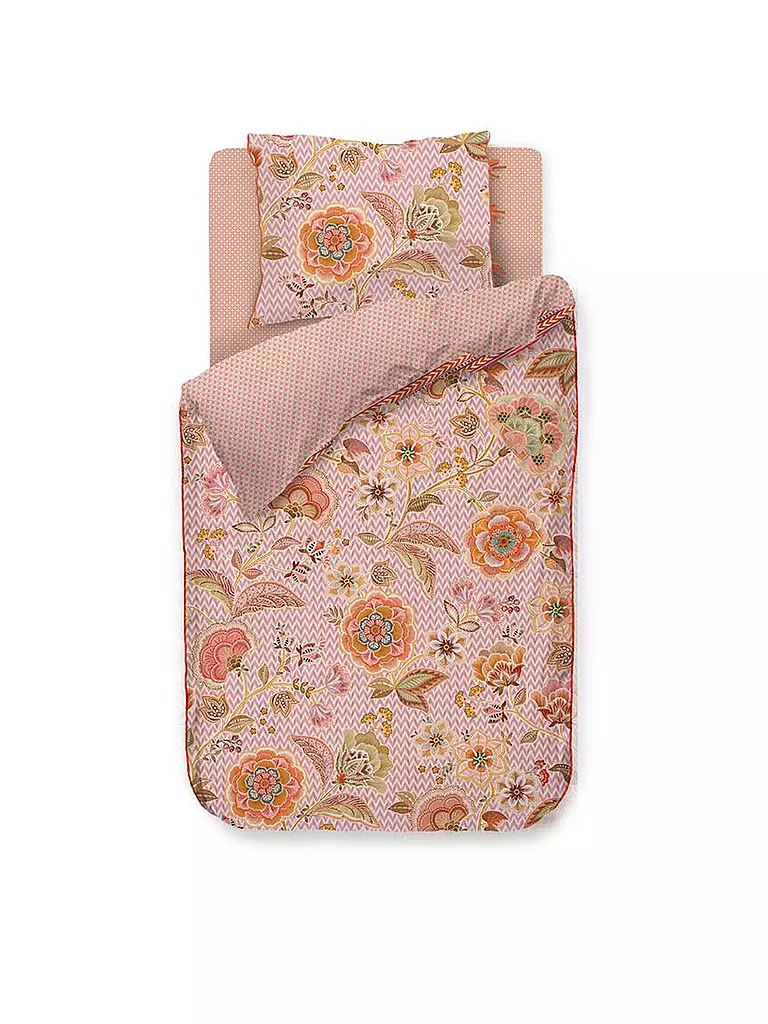 PIP STUDIO | Ropa de cama de percal HAKUNA 70x90cm / 140x200cm Rosa | Rosa