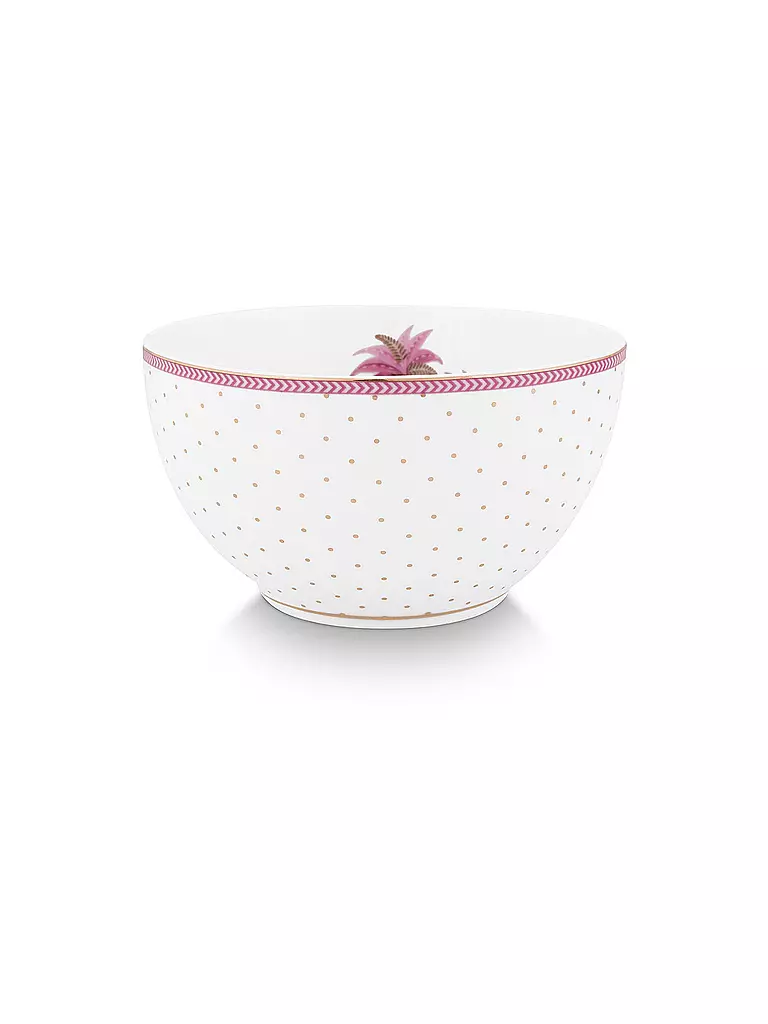 PIP STUDIO | Schale 15cm JOLIE DOTS Oro/Rosa | Blanco