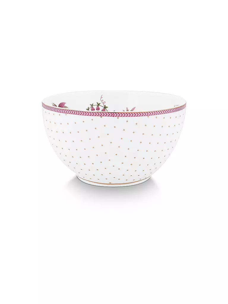 PIP STUDIO | Schale 15cm JOLIE DOTS Oro/Rosa | Blanco