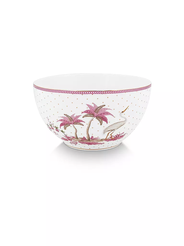 PIP STUDIO | Schale 18cm JOLIE DOTS Oro/Rosa | Blanco