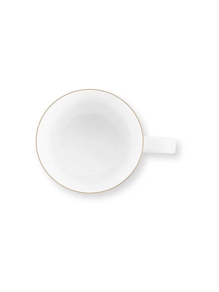 PIP STUDIO | Taza grande con asa LOVE BIRDS MEDALLION Verde Oscuro | 