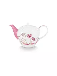 PIP STUDIO | Teekanne Large 1,6l JOLIE DOTS Oro/Rosa | Blanco
