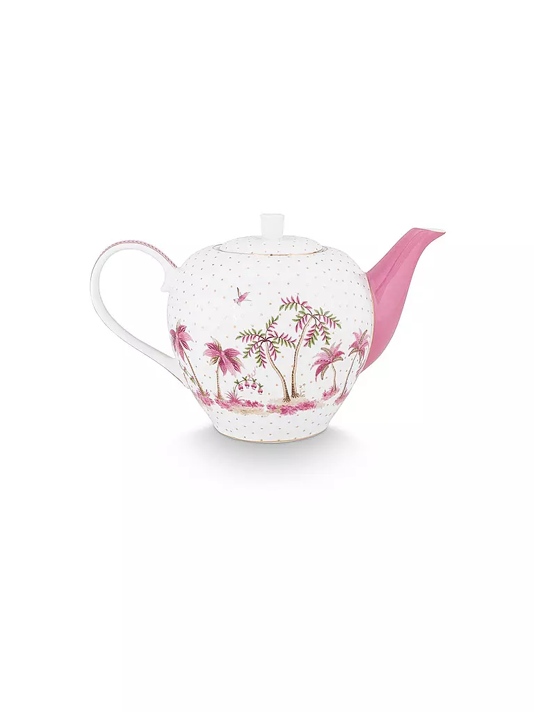 PIP STUDIO | Teekanne Large 1,6l JOLIE DOTS Oro/Rosa | 