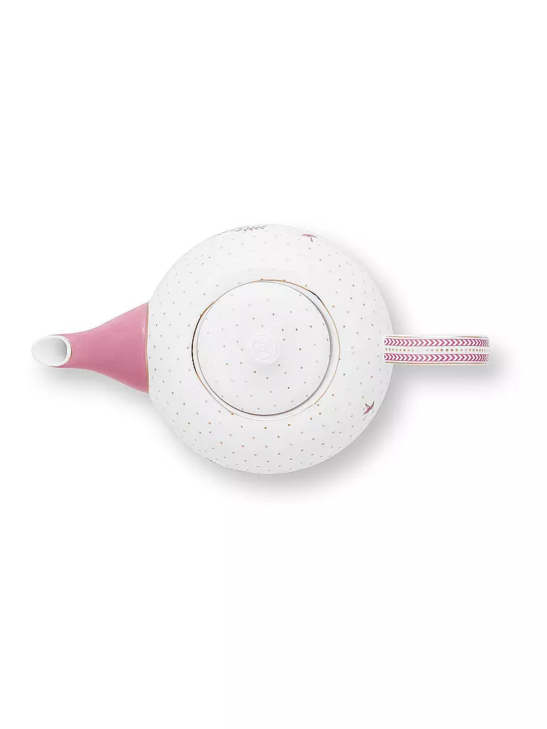 PIP STUDIO | Teekanne Large 1,6l JOLIE DOTS Oro/Rosa | 