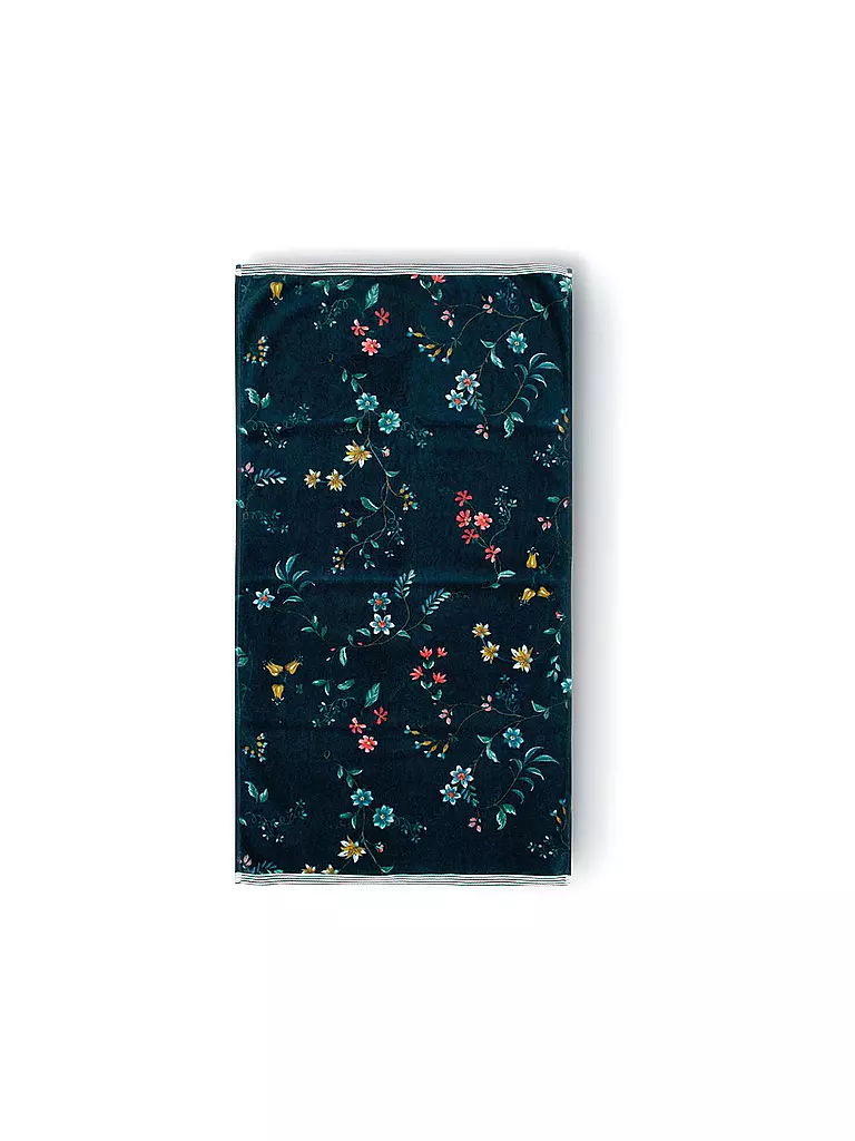 PIP STUDIO | Toalla 55x100cm LES FLEURS | Azul oscuro