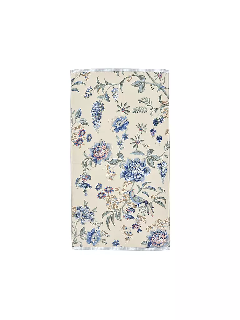 PIP STUDIO | Toalla 55x100cm SECRET GARDEN Blanco-Azul | Blanco