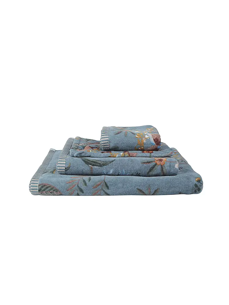 PIP STUDIO | Toalla 55x100cm SECRET GARDEN Blue | Azul claro