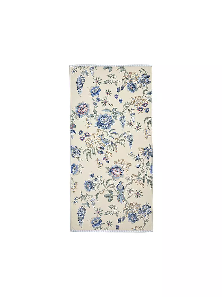 PIP STUDIO | Toalla de ducha 70x140cm SECRET GARDEN Blanco-Azul | Blanco