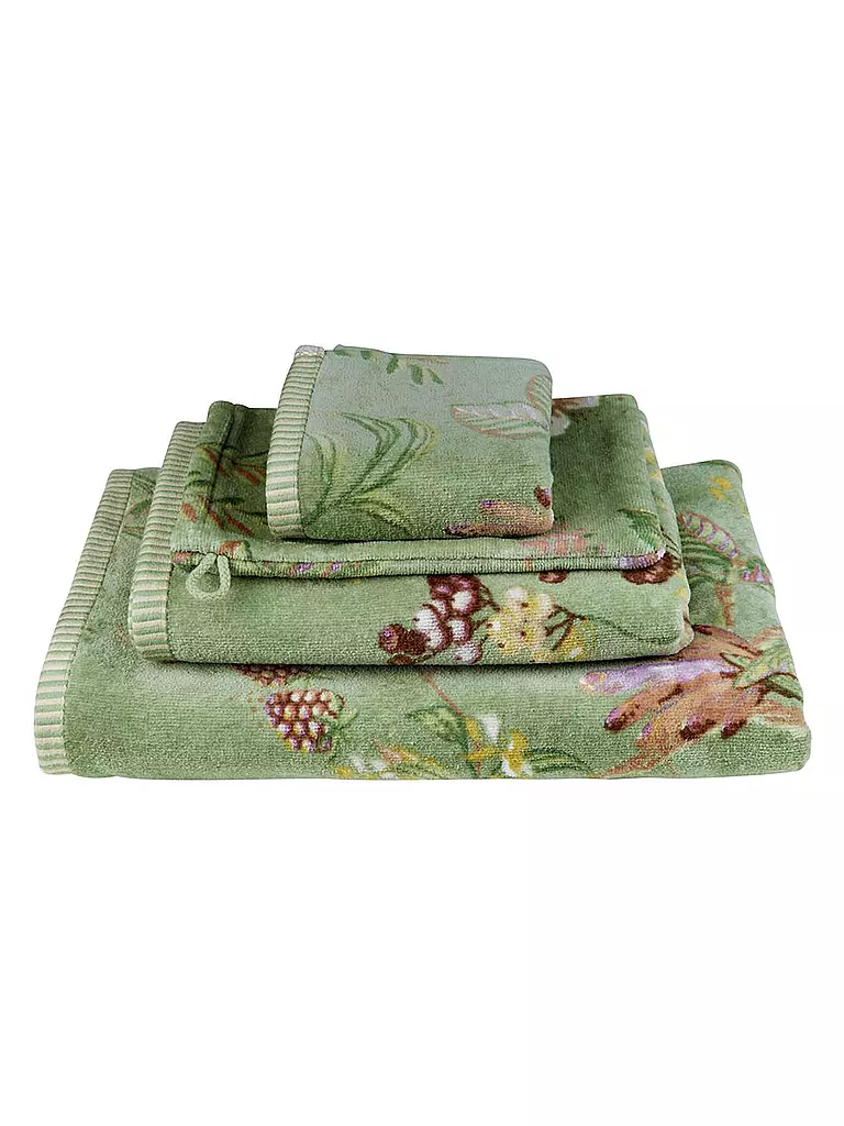 PIP STUDIO | Toalla de ducha 70x140cm SECRET GARDEN Green | Verde