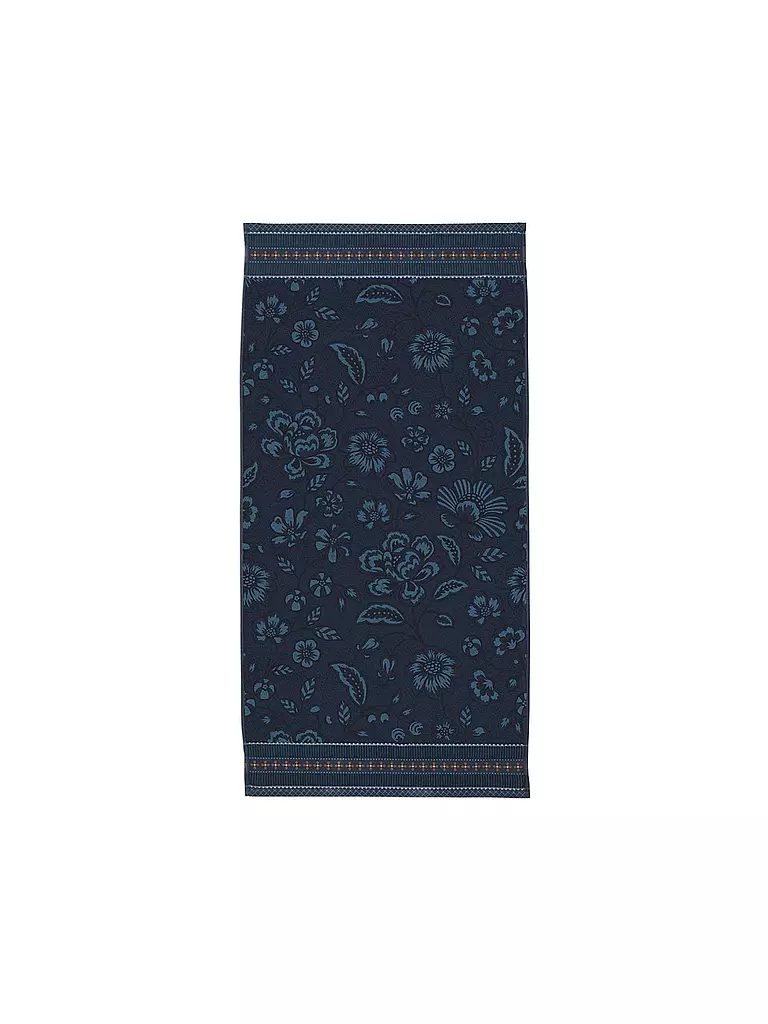 PIP STUDIO | Toalla de ducha JASMIN JACQUARD 70x140cm Azul Oscuro | Azul oscuro