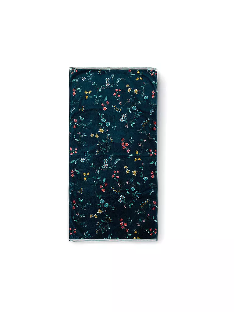 PIP STUDIO | Toalla de ducha LES FLEURS 70x140cm Azul Oscuro | Azul oscuro