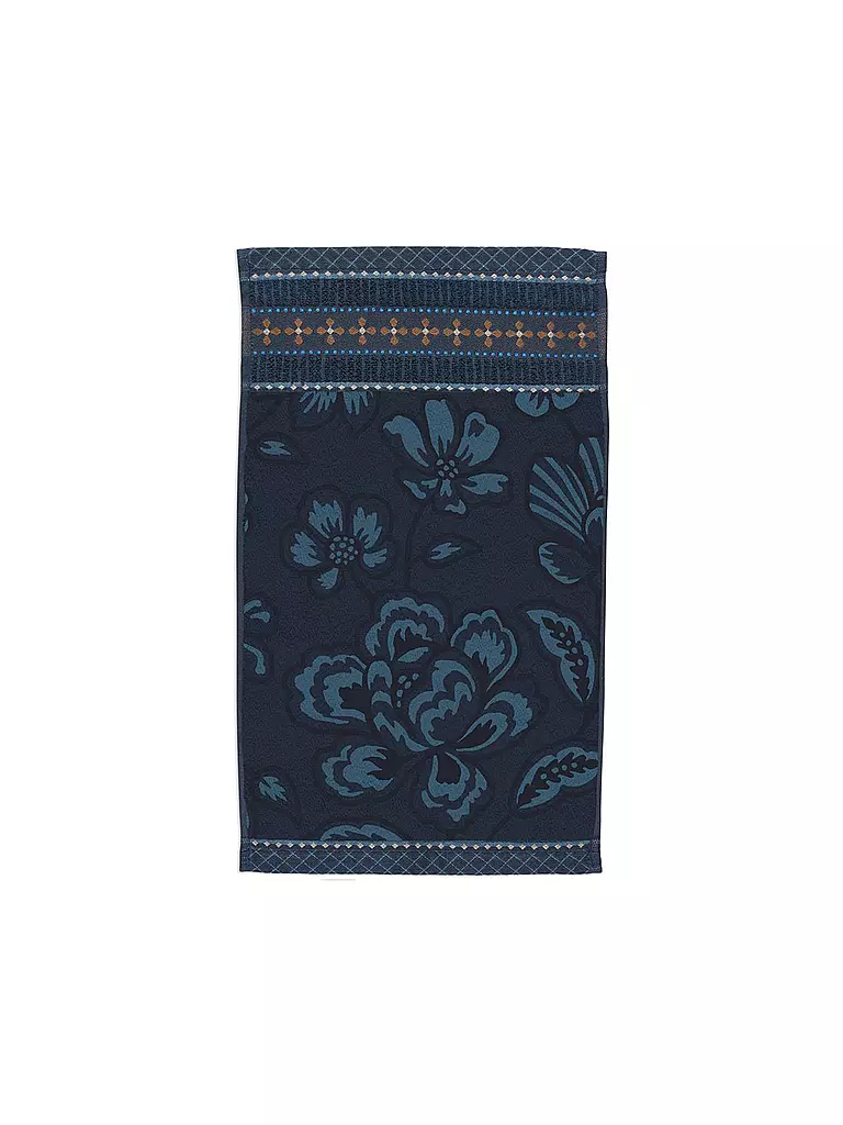 PIP STUDIO | Toalla de tocador JASMIN JACQUARD 30x50cm Azul Oscuro | Azul oscuro