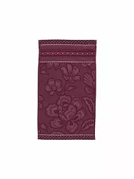 PIP STUDIO | Toalla de tocador JASMIN JACQUARD 30x50cm Rosa Oscuro | Baya