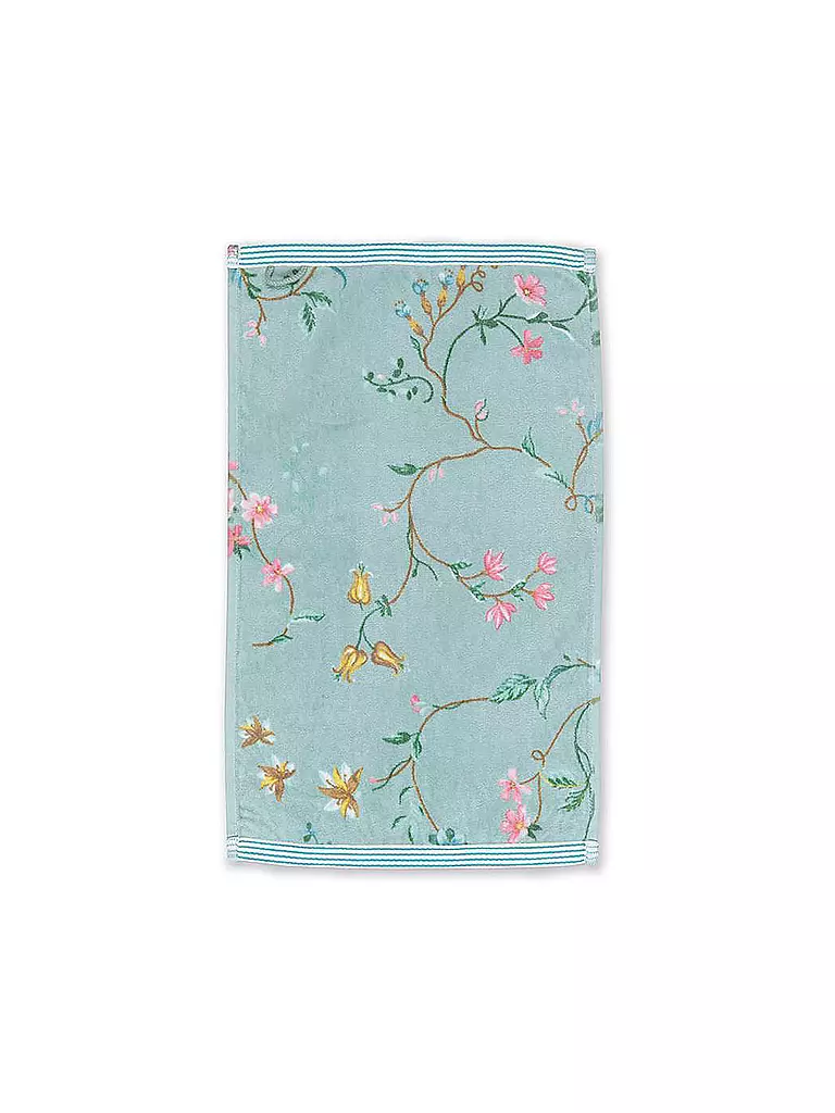 PIP STUDIO | Toalla de tocador LES FLEURS 30x50cm Azul | Azul claro