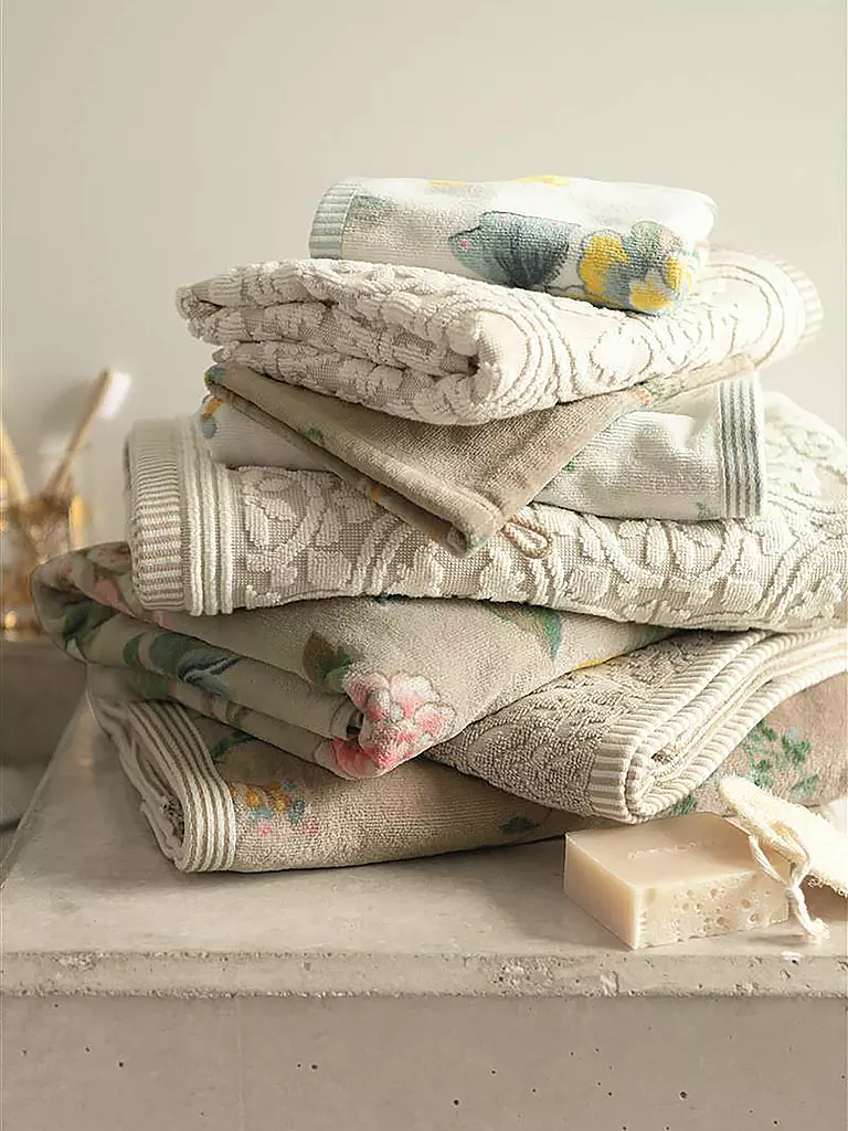 PIP STUDIO | Toalla de tocador LES FLEURS 30x50cm Blanco | 