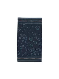 PIP STUDIO | Toalla JASMIN JACQUARD 55x100cm Rosa Oscuro | Azul oscuro