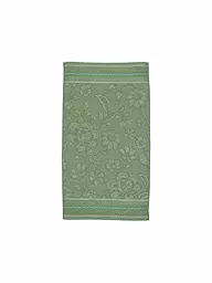 PIP STUDIO | Toalla JASMIN JACQUARD 55x100cm Rosa Oscuro | Verde