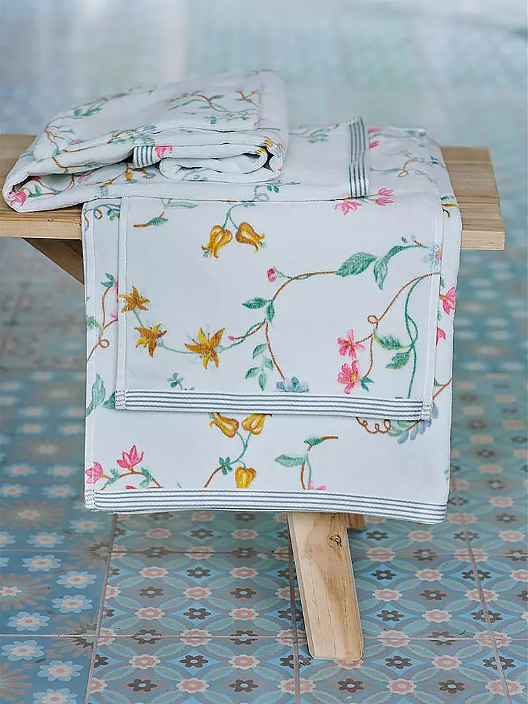 PIP STUDIO | Toalla LES FLEURS 55x100cm Blanco | Blanco