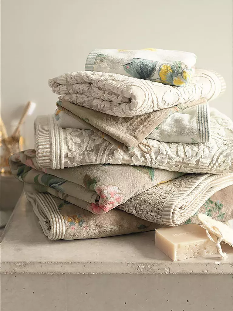 PIP STUDIO | Toalla LES FLEURS 55x100cm Blanco | 