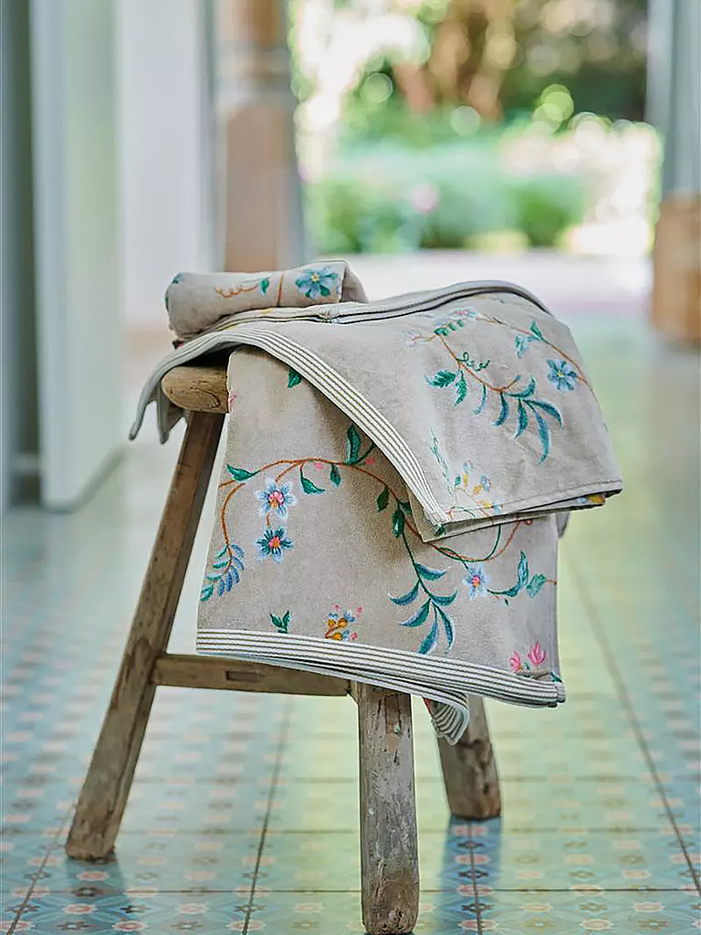 PIP STUDIO | Toalla LES FLEURS 55x100cm Caqui | 