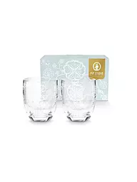 PIP STUDIO | Vaso de agua, juego de 2, 280 ml, Flower White | Transparente