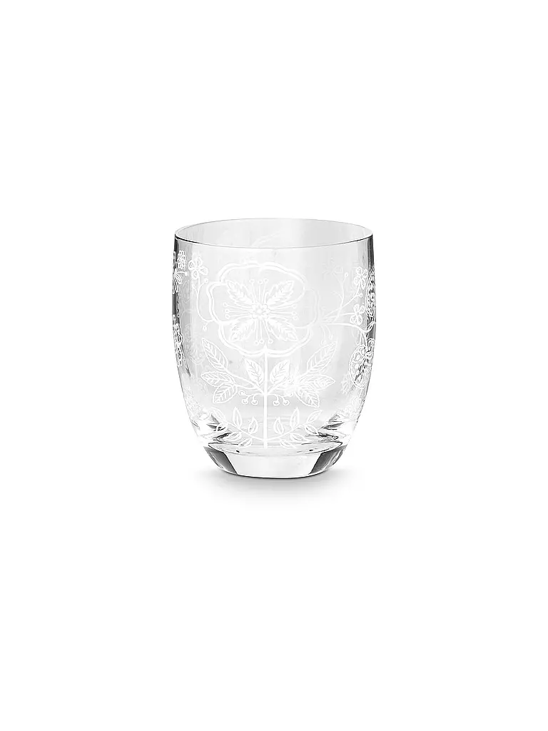 PIP STUDIO | Vaso de agua, juego de 2, 280 ml, Flower White | 
