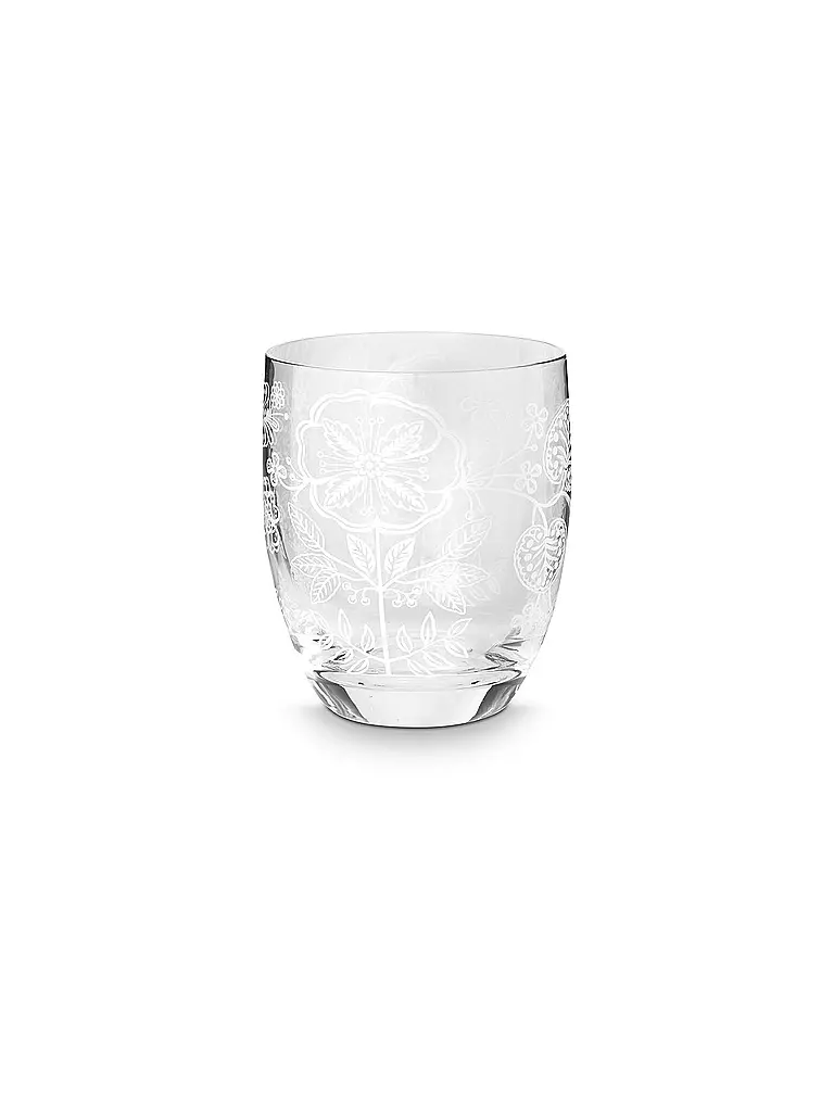 PIP STUDIO | Vaso de agua, juego de 2, 280 ml, Flower White | 